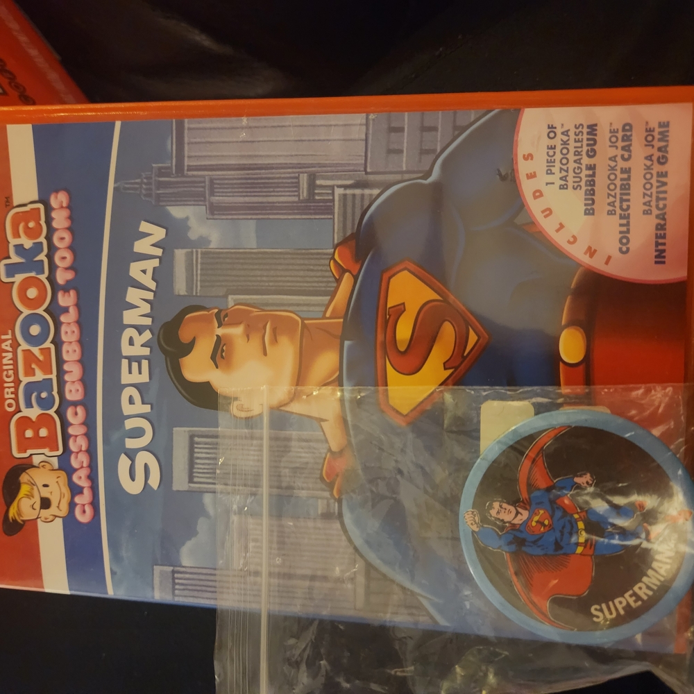 Superman Bazooka Bubble Gum Set